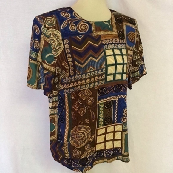 Vintage wild 80s tunic - Picture 4 of 8